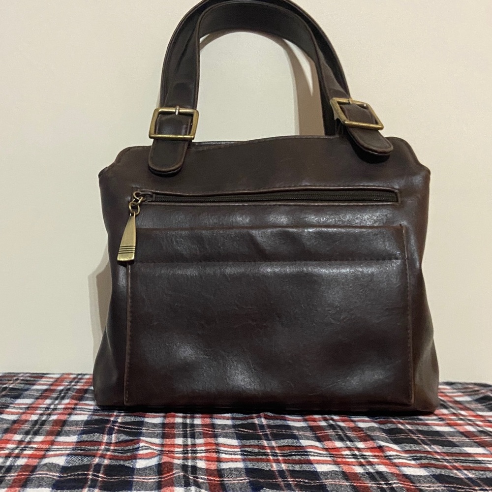 Elegant Brown Leather small tote